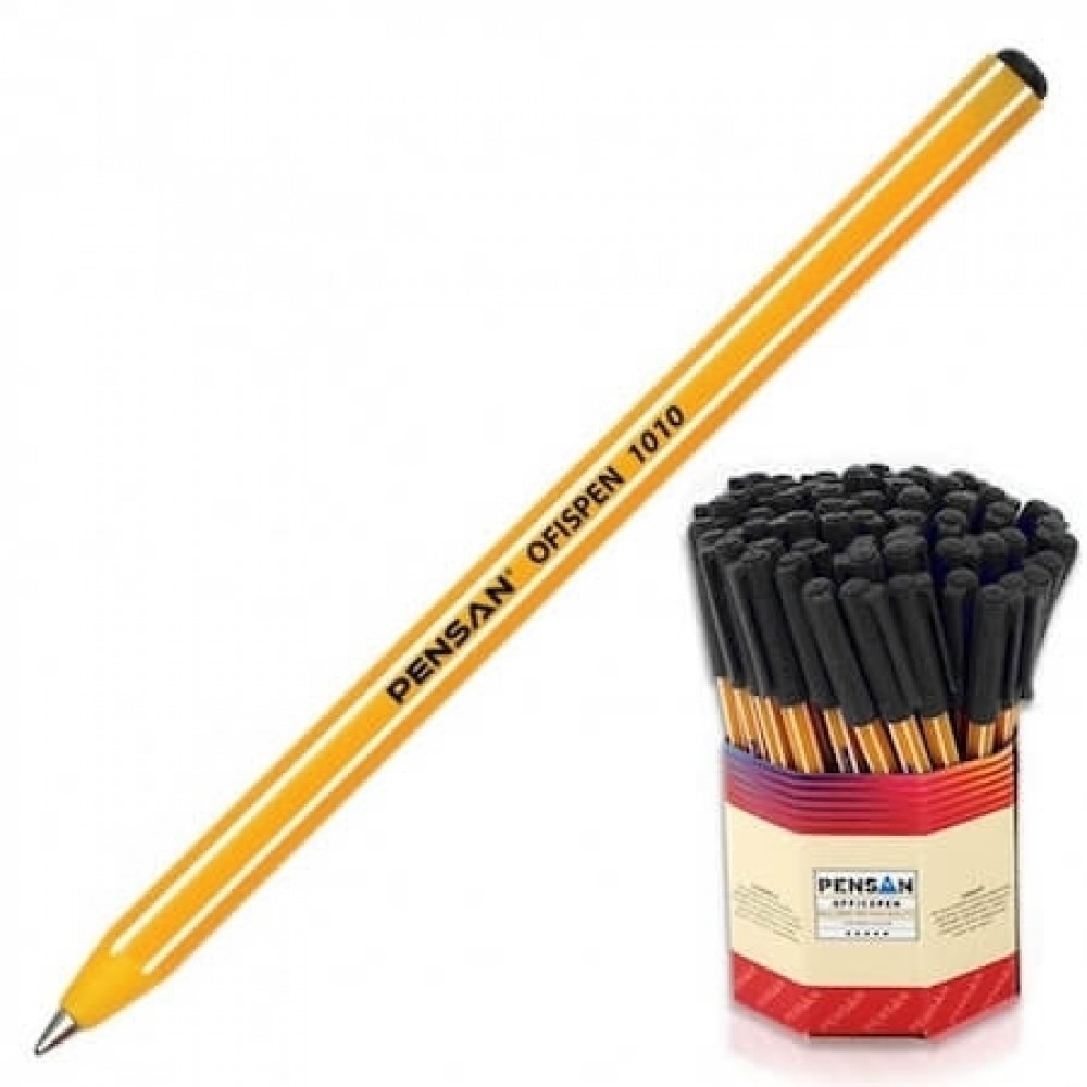 Pensan Tükenmez Kalem Siyah 1 mm 60 Lı